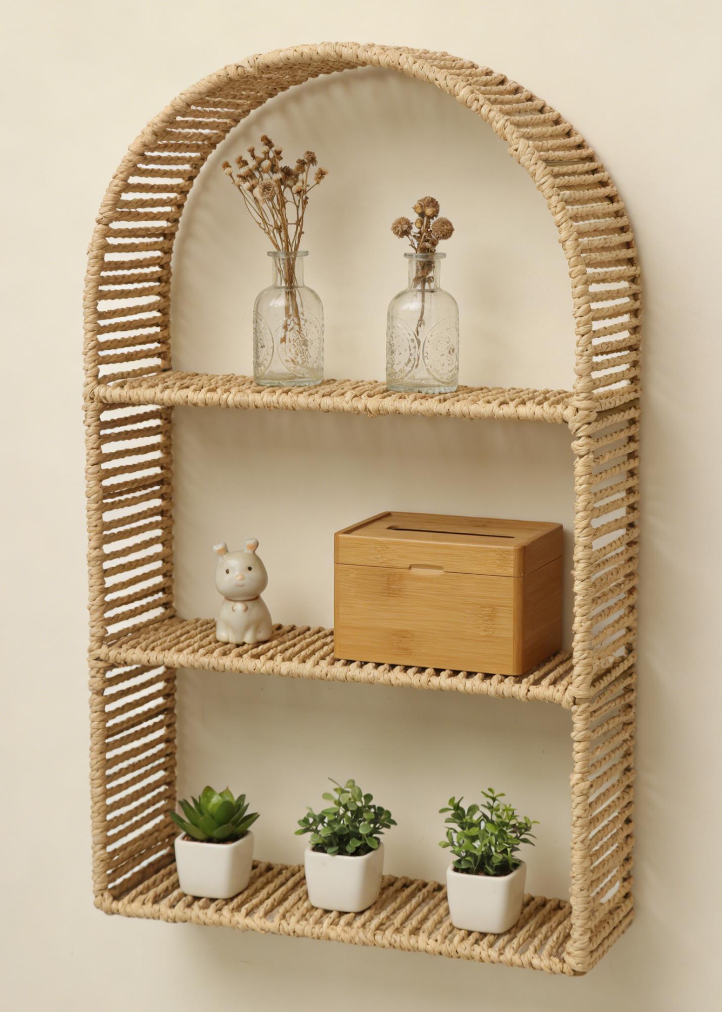 modern floating shelves
